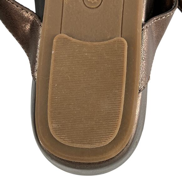 Kim Rogers Morissa Thong Sandals Metallic Bronze Size 6M - Picture 9 of 15